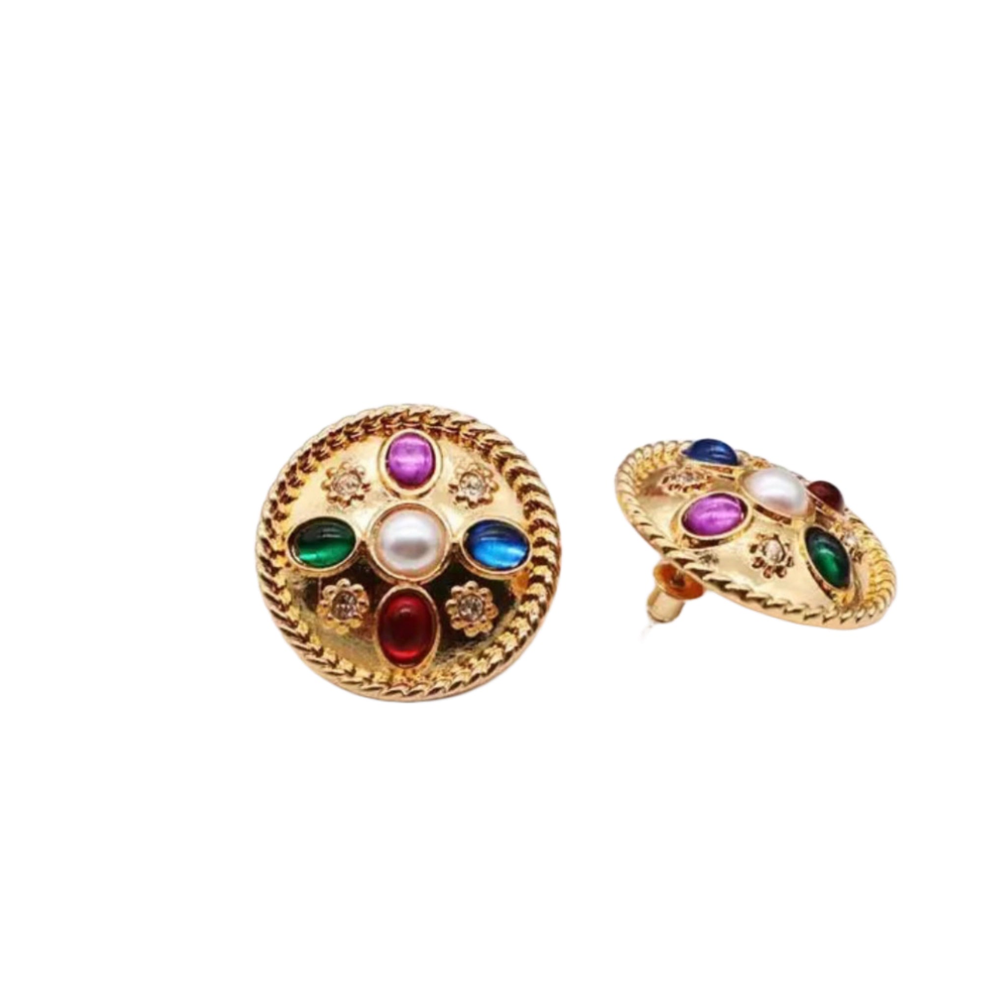 Kandy round earrings