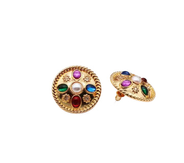 Kandy round earrings