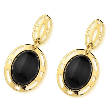 Rebekah Black Agate earrings