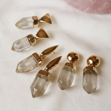 Rachel Crystal Quartz earrings