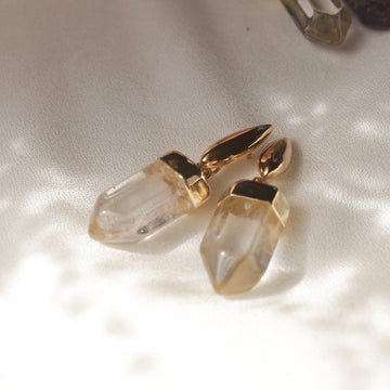 Leah  Crystal Quartz earrings